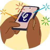 TotallyMoney logo on a phone screen